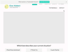 Tablet Screenshot of charhiebertcoaching.com